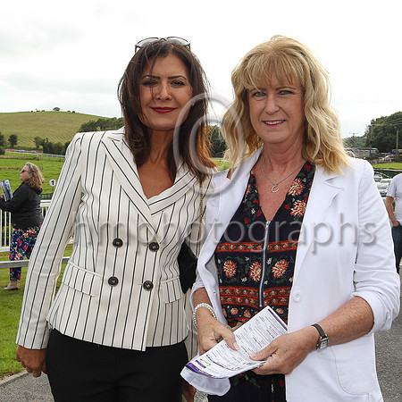 Eleanor Brown and Dawn Devlin at Downpatrick Races
