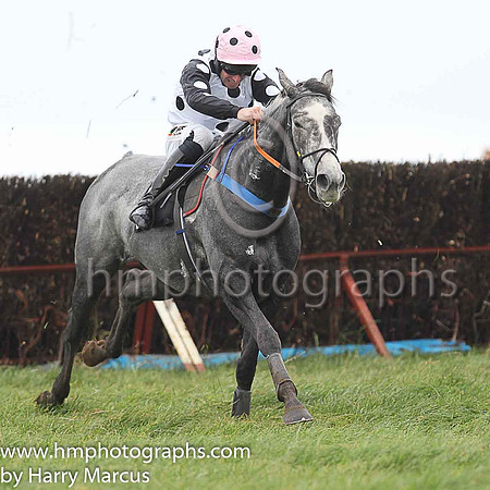 01st ABSAINTE (FR) and B O'Neill ( 1 , WHITE,black spots; black sleeves,white spots; pink cap,black spots ) Trainer: A.J. Martin , Owner : Syndicate Smile Says It All