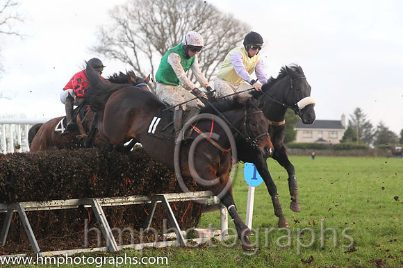 02 SarsFileds Legend and N McParlan - - 02nd (11 ,emerald green. white sleeves ) Trainer - Gary McGill  01 Mister To Mister and J J Codd - - 01st (8 ,primrose , mauve sleeves ) Trainer - Shane Gault