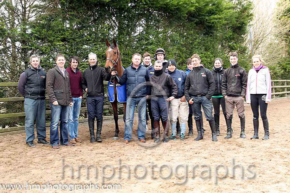 Hidden Horizons winner of the Toals bookmakers Ulster Grand National at Downpatrick at trainer's Stuart Crawford yard - CU2D1519-Edit-65