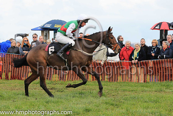 02nd QUIET ACCOUNT and N McParlan ( 6 , EMERALD GREEN,red sash; white sleeves; white cap ) Trainer: C.A. McBratney,, Owner : Frances J. Savage