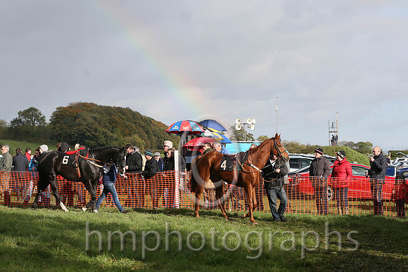 Catch My Drift and J J Codd ( 4 , ROYAL BLUE  WHITE CHECK; white sleeves; red cap ) Trainer: J.A. Berry,, Owner : J.A. Berry