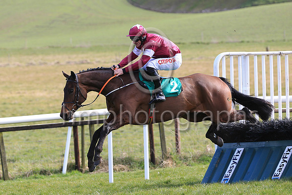 01st Game Of War and D N Russell ( 2 , maroon, white star ) Trainer - H de Bromhead , Owner - Gigginstown House Stud