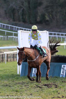 Race 4 14th - Keith's Delight (IRE) (3 ) Jockey: B Hayes (3) - Trainer: P A Fahy - yellow, white stars