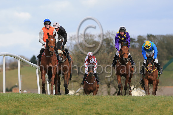 01st Poormans Hill and J W Kennedy ( 5 , orange ) Trainer - G Elliott , Owner - Vincent Caldwell  Mrs Kathleen Caldwell