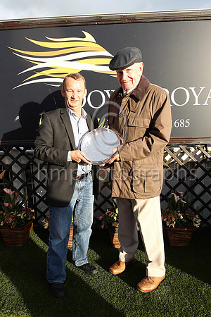 Bill Boyd and winning trainer John Patrick Shananah