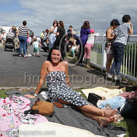 Donna Convery from Portaferry enjoying the sunshine at The Family Fun Raceday at Downpatrick Race Course on Wednesday 13th July 2022.