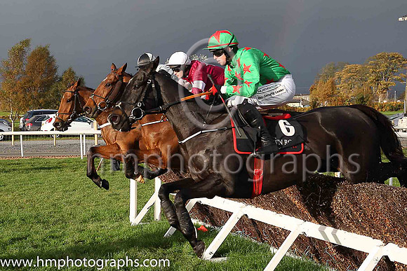 F Woodford Island and K M Donoghue ( 6 , green, red spots ) Trainer - G Elliott , Owner - T J Doran