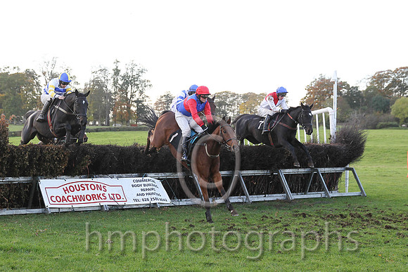 01st American Image and J Cresswell ( 1 , ROYAL BLUE,red hoop; red sleeves; red cap ) Trainer: S. Michael Millar,, Owner : S. Michael Millar