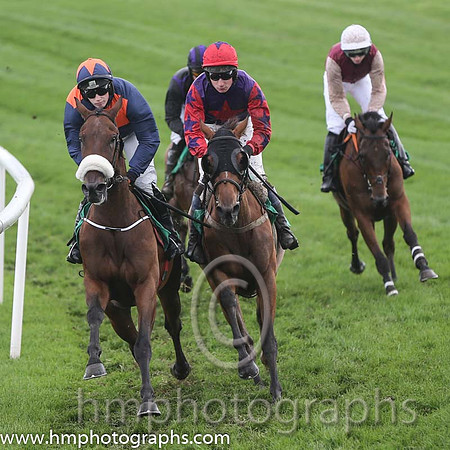 01 Tom's Article & Ms N Carberry - winners (3, orange and blue qtrd) & 02 Inchivara & Mr T N Brett - 2nd (1, maroon and pink sleeves) - AA1V0958