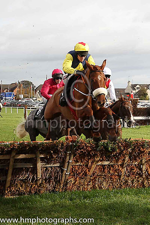 F The Storyteller and B J Geraghty ( 6 , blue, yellow star ) Trainer - G Elliott , Owner - Mrs P Sloan
