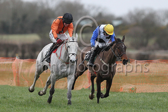 01st BI QUINI TIEP (FR) and D G Lavery ( 6 , ORANGE,black seams; black cap ) Trainer: B.R. Hamilton , Owner : Nigel Baring