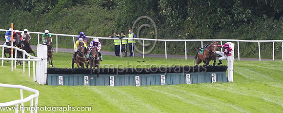 01 Triplets Joy & M A Enright - winners (15, purple, pink star) & 13 Rough Justice & P Townend - U (1, maroon, white star) - FT8E7519-54