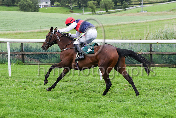 02nd Ruaille Buaille and Mr P W Mullins ( 8 , dark blue red hoop, white sleeves ) Trainer - W P Mullins , Owner - Ri Ra Racing Syndicate