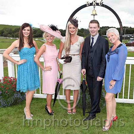 Finola Guinnane - Miss Northern Ireland, Donna McLaughlin , Gemma Muray and Hareth Sharvin winners of the best dressed competition and Pamela Ballentine UTV - IMG_9477-e2