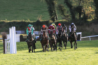 01st Flanking Maneuver and Mr F Maguire ( 2 , maroon, white star ) Trainer - N Meade , Owner - Gigginstown House Stud