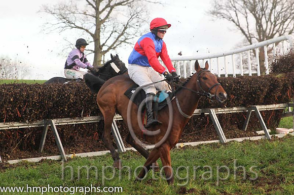 03 American Image and J Cresswell - - 03th (1 ,royal blue, red hoops ) Trainer - S Michael Millar