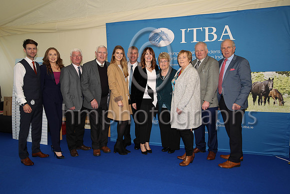 David Christie, family and friends at the ITBA Presentation event at Down Royal