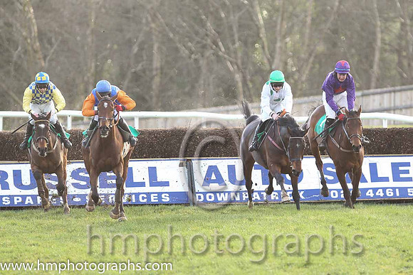 Race 5 2nd - Ardmillan (IRE) (1 ) Jockey: A J Fox (4) - Trainer: S R B Crawford - purple, red star