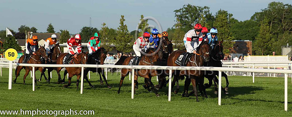 06th Our Pink Lady and S. Connor(7) (14 ,light blie, dark blue seams ), Trainer:S.R.B. Crawford , Owner:S.R.B. Crawford