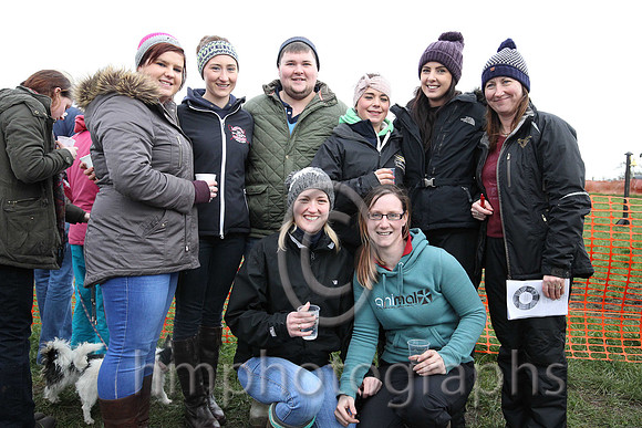 Kayleigh Pennie, stephanie wylie, stephen Coleman, Meagan Dunseath, Caroline Todd, Kathy wylie, Front row Jackie Sempey and Meicnie Moorhead