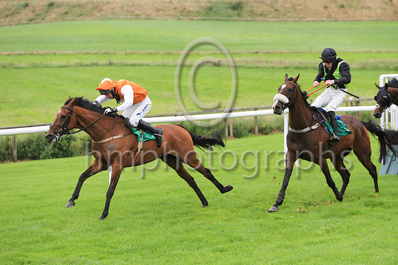 01st Walkers Point and Mr N McParlan ( 3 , orange, white star ) Trainer - S McParlan , Owner - G McGurgan