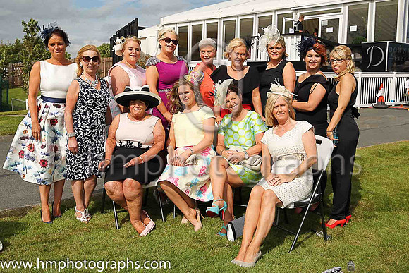 The golden girls at Downpatrick Racecourse ladies Day