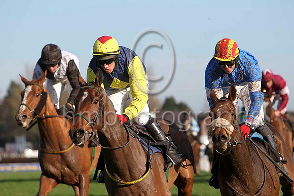 Leroy Parker 3rd - Jockey P Carberry , Blue Cannon Winner - Jockey D J Condon & Experimentalist 2nd - Jockey K M Donoghue - FT8E6434-e