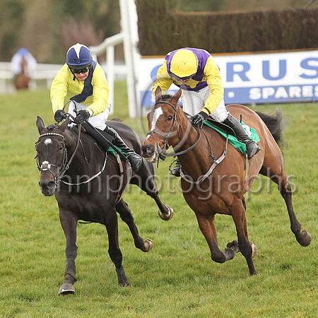 01st Timewaitsfornoone and Mr M J O'Hare 5 ( 3 , yellow, blue sash ) Trainer - A Fleming , Owner - Barry Connell