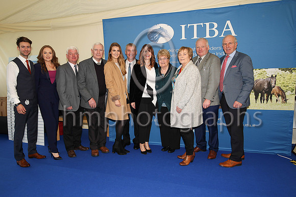 David Christie, family and friends at the ITBA Presentation event at Down Royal