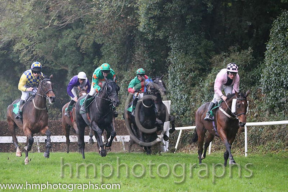 06 Molinero and P T Enright - - 06th (8 ,Pink, dark pink panel ) Trainer - J R Finn