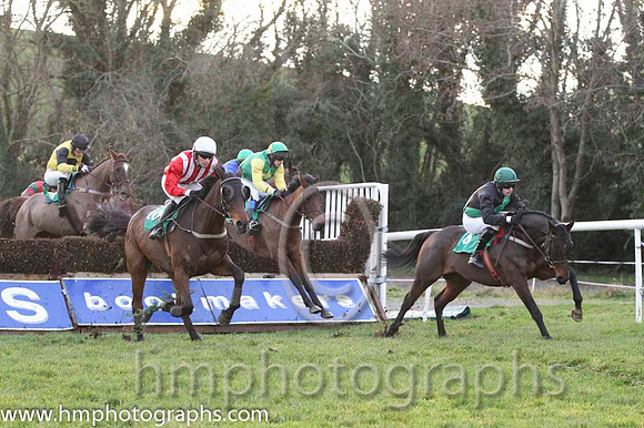 02 & 06 Highly Unlikely & Mr M J O'Hare - 6th (8, black, emerald green sash and cap) - FT8E1453-9