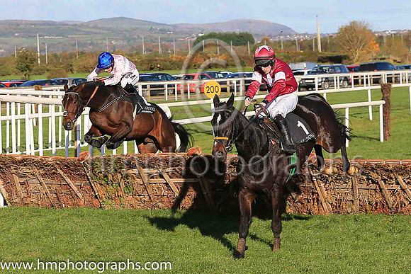 01st Bel Ami De Sivola and S W Flanagan ( 1 , maroon, white star, maroon cap ) Trainer - N Meade , Owner - Gigginstown House Stud