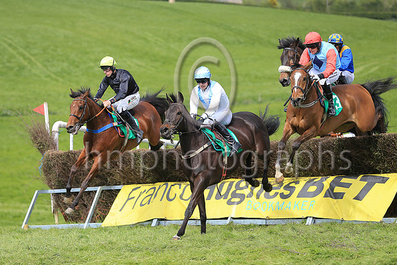 01st ALONE NO MORE and B O'Neill ( 1 , BLACK; green cap ) Trainer: Colin Bowe,, Owner : Partnership Milestone Racing