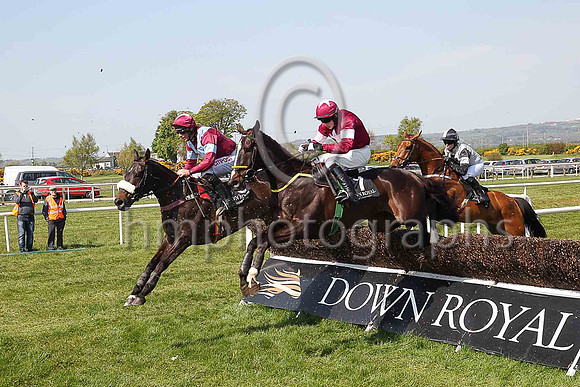 03rd Rise Of An Empire and B J Cooper ( 7 , maroon, white star, maroon cap ) Trainer - N Meade , Owner - Gigginstown House Stud