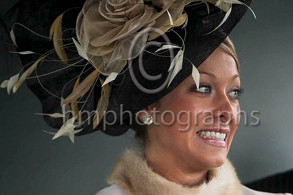 Pamela Edwards-Lych from Doncaster who won the best dressed lady at Down Royal Races. The prize was a holiday in Zambia courtesy of Mahlatini Luxury African Travel - CU2D1231-e3