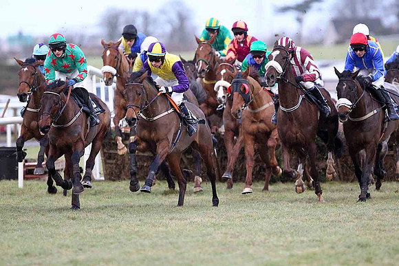 Allee Garde (Green & red stars) - Winner, Jockey P Townend -CU2D3168-e2