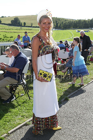 Sinead McKenna from County Meath at the Downpatrick Racecourse Ladies Day on Monday