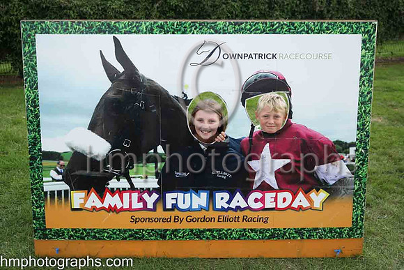 Kara and James Cosgrove from Banbridge at The Family Fun Raceday at Downpatrick Race Course on Wednesday 13th July 2022.