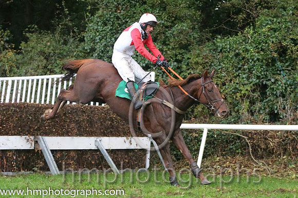 02 Mia's Anthem and M Darcy - - 02nd (5 ,White, three red diamonds ) Trainer - N C Kelly