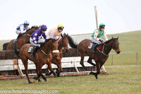 03rd Shanroe Street ( 15 ) J C Barry - Trainer: Karl Thornton - purple, white star , 06th Infantry Soldier ( 12 ) P D Collins - Trainer: Warren Ewing - yellow and pink check and 02nd A Bold Move ( 3