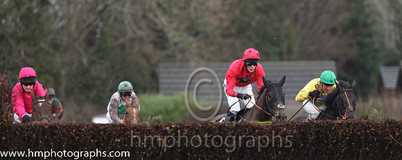 01 DidntITellYa & P Carberry - winners (13, cerise ) & 11 Hi Big Man & Andrew J McNamara - Fell (5, red, black star ) - IMG_9556-8