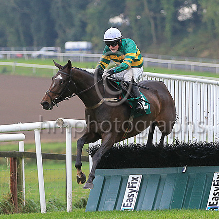 01st Teachers Pet and Luke Dempsey (2.emerald green and orange hooped) Trainer J P Dempsey, Owner J P McManus