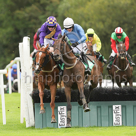 01st King Of Aran and D E Mullins ( 8 , blue, white cap ) Trainer - M C Grassick , Owner - M C Grassick