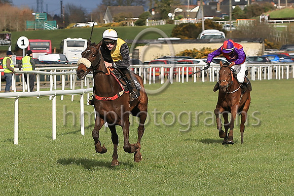 01st Ballymadun and P J O'Hanlon 2 ( 3 , black and yellow hlvd ) Trainer - D A McLoughlin , Owner - R J Sutton