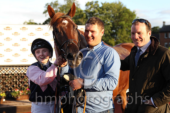 1st No 3 Park Rebel (IRE) (2) - Jockey: C D Hayes - Trainer: P D Deegan - Colours: darj blue, pink triple diamond