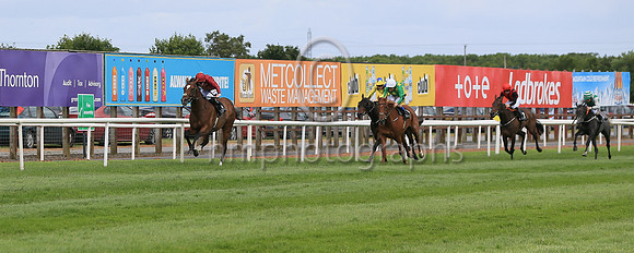 01st Spartan Army (5 red, orange hoops ) Jockey: Shane Crosse , Trainer: Joseph Patrick O'Brien