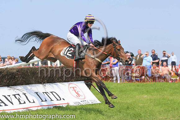 01st LITTLE MISS DARSI and l O'Carroll ( 12 , PURPLE,yellow seams; purple sleeves,yellow seams; yellow  purple striped cap ) Trainer: Cian Hughes,, Owner : James F. Dunne