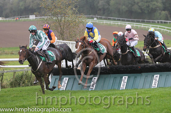 02 Fearachan and D E Mullins - - 02nd (1 ,Green and white stripes ) Trainer - A Mullins