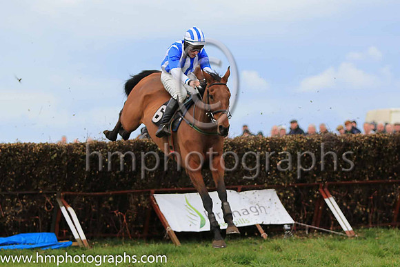 03rd THE BANTOWN LANE (GB) and B G Crawford ( 6 , WHITE  LIGHT BLUE STRIPES; white  light blue striped sleeves; white  light blue striped cap ) Trainer: S.R.B. Crawford,, Owner : Dermot Owens